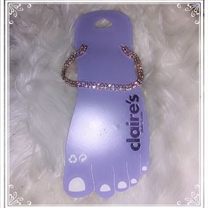 🌼RHINESTONE ROSE GOLD TONE ANKLET